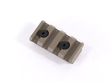 UTG Pro 4 Slot Keymod Rail Section - Tan - 10086-2