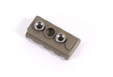UTG Pro 4 Slot Keymod Rail Section - Tan - 10086-3