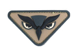 MSM Owl Head Patch - PVC - 13010-2