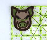 MSM Pig Head Patch - 13206-4