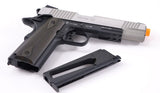 Colt 1911 Co2 Metal Rail Gas Pistol - Silver/Black - 20642-7
