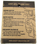 Airsoft Innovations Gungas Propane Adaptor Kit - 25466-4