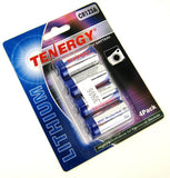 Tenergy CR123A Lithium Batteries (4-Pack) - 30406-3