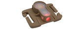 Lancer Tactical MOLLE RED LED Strobe Light (Dark Earth) - 31481-3