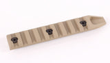 Lancer Tactical 9 Slot Keymod Rail Section - Tan - 35474-2