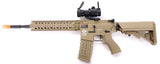 G&G Combat Machine CM16 R8-L AEG - Desert Tan (Scope and Gun) - 35642-2