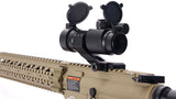 G&G Combat Machine CM16 R8-L AEG - Desert Tan (Scope and Gun) - 35642-4
