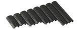 Lancer Tactical Rail Cover Set (8 pcs) Black - 36700-4