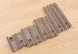 Lancer Tactical Rail Cover Set (8 pcs) Tan - 36701-3
