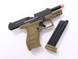 VFC Walther PPQ Tactical Gas Pistol - Desert Tan - 45910-6