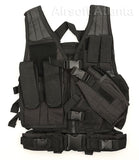 NcSTAR Child Kid's Size Crossdraw Tactical Vest - 52947-4