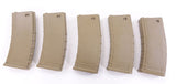 Valken M4 140-Round Midcap RMAG (5 Magazines Pack) - Tan - 56401-2