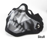 Warhead Stalker Mesh Half-Face Mask V1 - Skull - 56845-0007-2