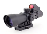 NcSTAR USS Mark III Tactical Mil-Dot 3-9X42/Scope Adaptor Mount/Red Dot Combo - 64458-2