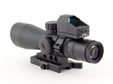 NcSTAR USS Mark III Tactical Mil-Dot 3-9X42/Scope Adaptor Mount/Red Dot Combo - 64458-7