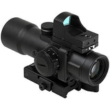 NcSTAR 3.5X32 CPO Scope w/ Micro Red Dot - 64461-3