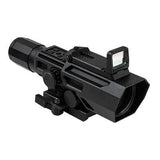 NcSTAR ADO 3-9X42 Scope w/Flip Up Red Dot Optic VADOBP3942G - 64463-2