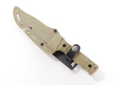 Rubber M37-K Seal Pup Knife w/ Sheath (Tan) - 64565-2