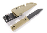 Rubber M37-K Seal Pup Knife w/ Sheath (Tan) - 64565-4