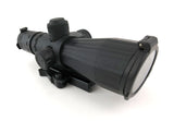 NcSTAR Mark III Series 3-9x42 Scope with Blue Illuminated Rangefinder Reticle and Laser* - 65054-2