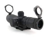 NcSTAR Mark III Series 3-9x42 Scope with Blue Illuminated Rangefinder Reticle and Laser* - 65054-5