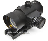 NcSTAR 40mm Red Dot w/ Laser and QD Rail Mount - DLB140R - 65056-2