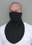 Zan Headgear Neoprene Half Face Mask with Neck Shield (Black) - 69083-3