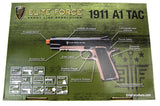 Elite Force 1911 Tactical Blowback Gas Gun (CO2) - Tan - 79068-11