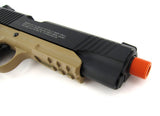 Elite Force 1911 Tactical Blowback Gas Gun (CO2) - Tan - 79068-9