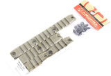 Amoeba Modular Rail Sections (4 pcs) - Dark Earth - 79460-2