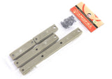 Amoeba Modular Rail Sections (4 pcs) - Dark Earth - 79460-3