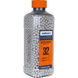 Valken Accelerate White Airsoft BBs - Bottle - BBs-Valken-Accelerate-0.32g-2500ct-White_media-1