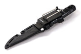 Rubber M37-K Seal Pup Knife w/ Sheath (Black) - DSC04360