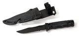 Rubber M37-K Seal Pup Knife w/ Sheath (Black) - DSC04361