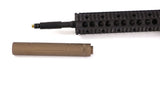 Lancer Tactical Barrel Extension 195mm Suppressor - Tan - DSC05149