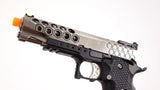 AW Custom HX25 Hi-Capa Green Gas Blowback Pistol - Silver - DSC05381