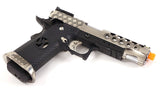 AW Custom HX25 Hi-Capa Green Gas Blowback Pistol - Silver - DSC05383