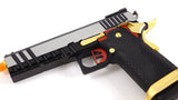 AW Custom Competitor Hi-Capa Green Gas Blowback Pistol - Two Tone Gold - DSC05399