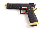 AW Custom Competitor Hi-Capa Green Gas Blowback Pistol - Black/Gold - DSC05619