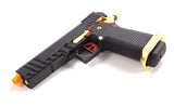 AW Custom Competitor Hi-Capa Green Gas Blowback Pistol - Black/Gold - DSC05620