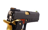 AW Custom Competitor Hi-Capa Green Gas Blowback Pistol - Black/Gold - DSC05621