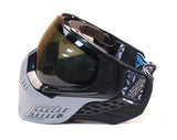 HK ARMY KLR Face Mask Goggle - SLATE Black/Black - DSC06870