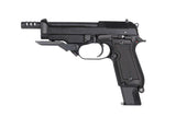 KWA M93RII NS2 Full Auto Metal GBB Pistol - Black - M93R-2