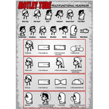 Zan Headgear Motley Tube Polyester - MultiWrap System - motle1